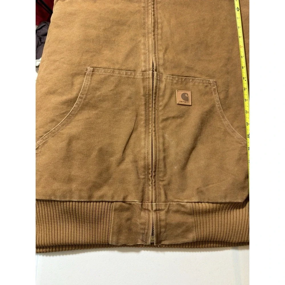 NWT Rare CARHARTT 4XL  Auburn Coat Sandstone Quilt Lined 100826 J130 BRN
